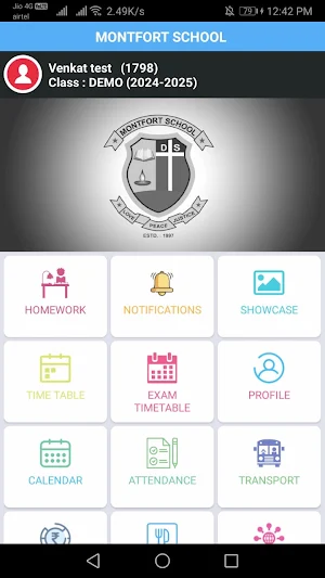 MONTFORT SCHOOL RANCHI Screenshot 1