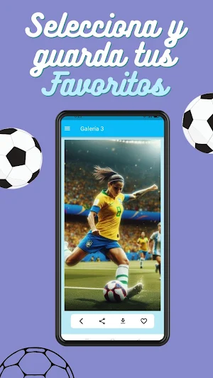 Fondos Fútbol Femenino Screenshot 2