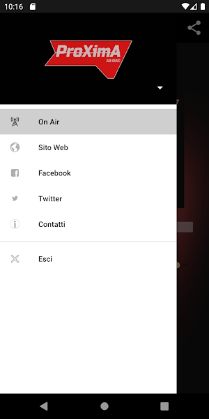 Proxima Radio Screenshot 1