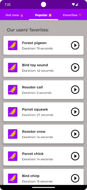 Birds Sounds Ringtones Screenshot 3