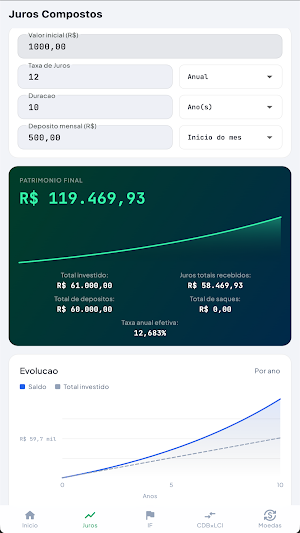 InvestCalc Screenshot 3