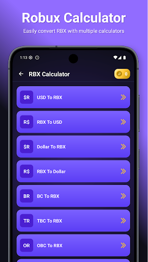 Daily Robux Calc: RBX Counter Screenshot 1
