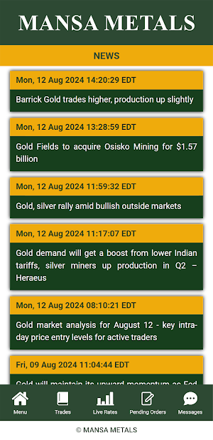 Mansa Metals Screenshot 3