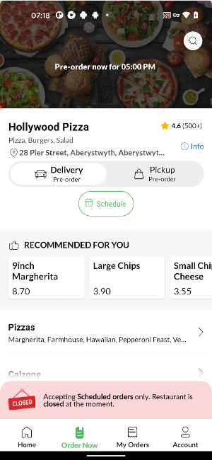 Hollywood Pizza Screenshot 2