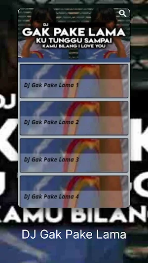 DJ Gak Pake Lama Screenshot 1