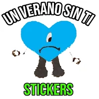 Stickers bad bunny un verano