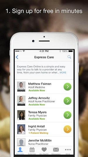 Cleveland Clinic Express Care® Online Screenshot 1