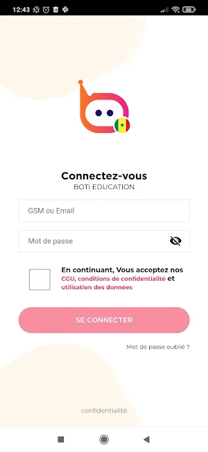 BOTI SENEGAL Screenshot 1