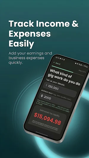 1099 Tax Deductions Calculator Screenshot 3