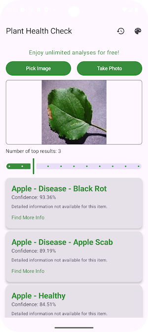 Plant Health Check Screenshot 0