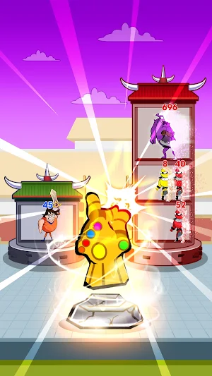 Stick Hero Wars: Dragon Tower Screenshot 2