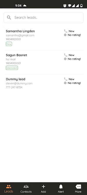 dynoCRM Screenshot 1