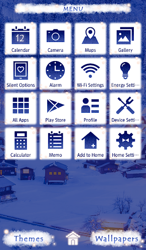 Shirakawa-go Winter Theme Screenshot 1