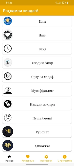 Роҳнамои зиндагӣ Screenshot 1