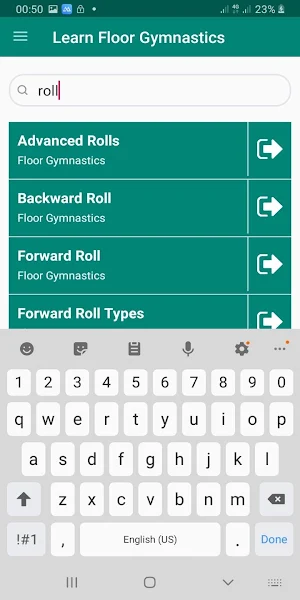 Floor Gymnastic Techniques & Training for Beginner Screenshot 3