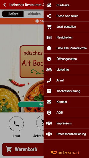 Indisches Restaurant Screenshot 2