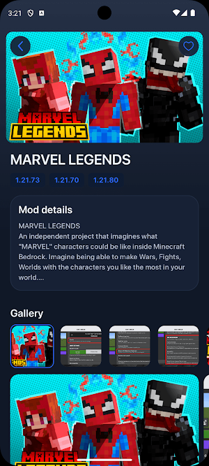 Superheroes mod Minecraft PE Screenshot 3