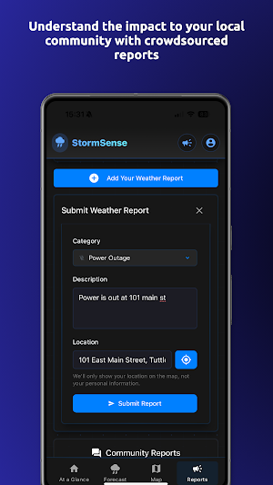 StormSense Screenshot 2