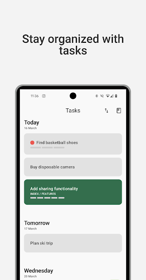 Index - lists & tasks Screenshot 3