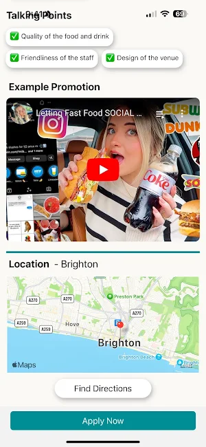 Promote - Influencers Screenshot 1