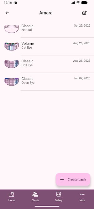 Lunelle for Lash Artists Screenshot 3