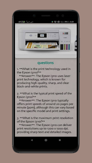 epson i3110 printer guide Screenshot 3