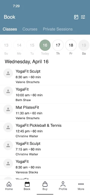 BE YogaFit Studio Screenshot 1