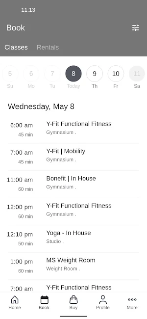 YWCA Saskatoon Fitness on 25th Screenshot 1