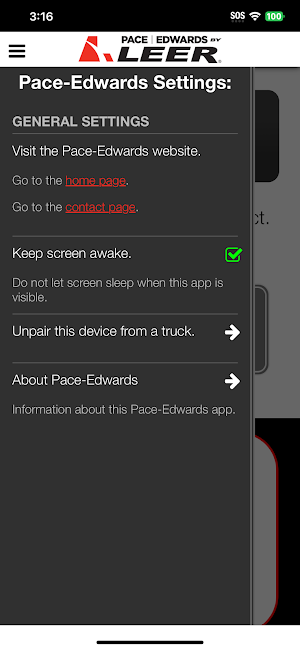 Pace-Edwards Electric Cover Screenshot 3