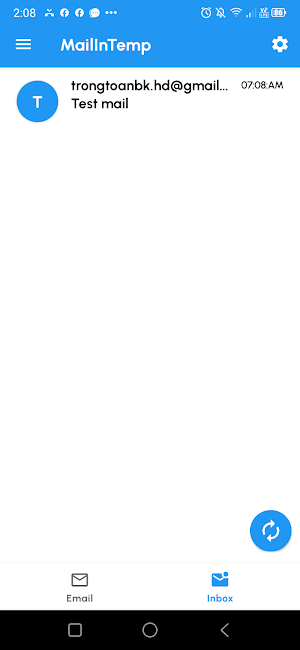 Temporary Email - Temp Mail Screenshot 1