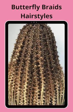 Butterfly Braids Hairstyles Screenshot 1