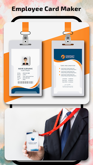Employee Card Maker Screenshot 1