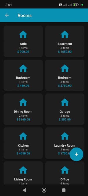 Home Inventory: Room Tracker Screenshot 1
