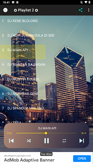 DJ Bali Remix Santai Full Bass Screenshot 2