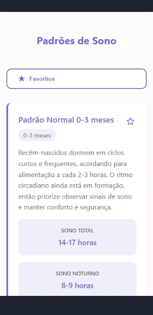 Guia de Sono do Bebê Screenshot 2
