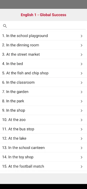 English 1 Global Success Screenshot 0