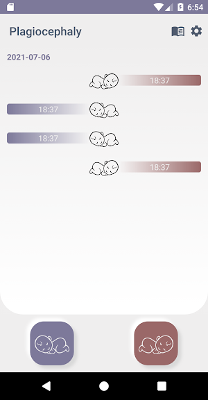 Newborn log - plagiocephaly (f Screenshot 0