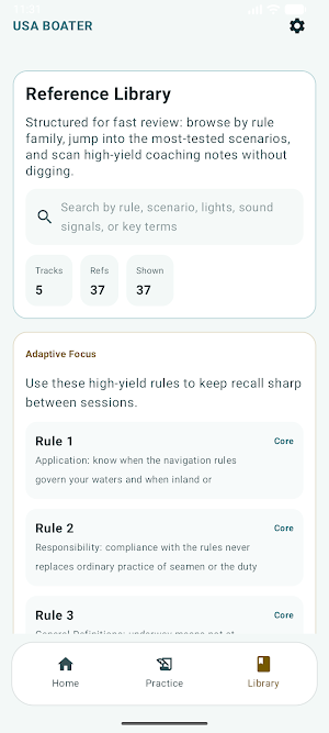 Boating License Test Prep Screenshot 2