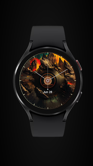 Rock Record Watch Face Screenshot 2