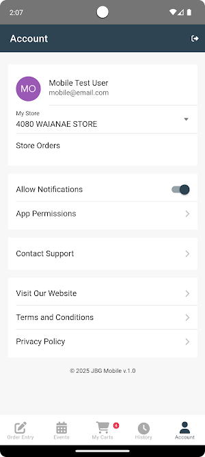 JBG Mobile Screenshot 3