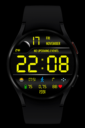 WR 007 MOD Digital Watch Face Screenshot 2