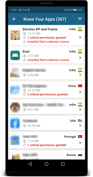 Know Your Apps  - App Manager Screenshot 2