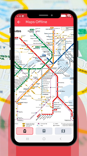 Boston Subway Map 2025 Screenshot 1