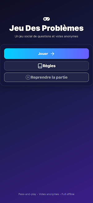 Le Jeu des Problèmes Screenshot 0