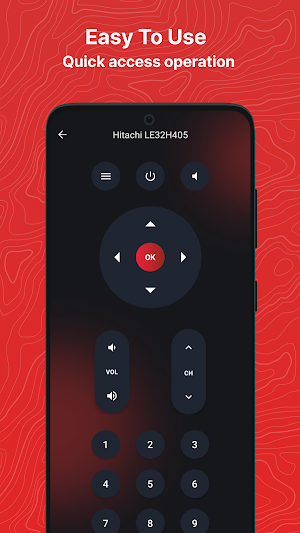 Remote For Hitachi TV Screenshot 1