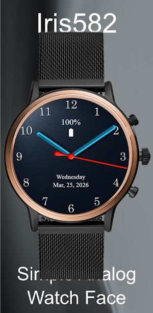 Iris582 Simple Analog Watch Screenshot 3