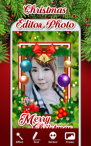 Christmas Photo Editor Screenshot 1