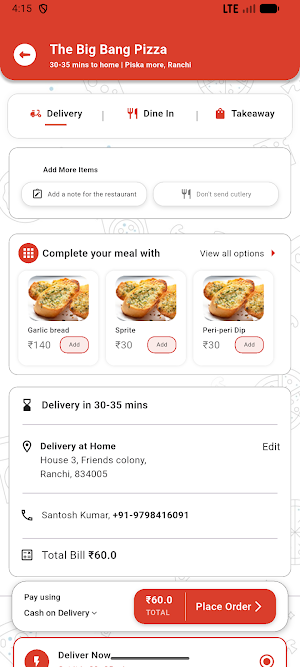 The Big Bang Pizza Screenshot 1