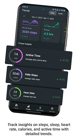 Sleep Tracker: Calm & Meditate Screenshot 3
