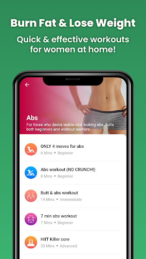 Lose Belly Fat and Weight Loss Screenshot 0